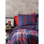 Comprar Juego de cama - 1 funda nórdica 220x240 cm + 2 fundas de almohada 60x60 cm - 100% algodón - rojo