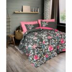 Comprar Juego de cama - 1 funda nórdica 220x240 cm + 2 fundas de almohada 60x60 cm - 100% algodón - rosa