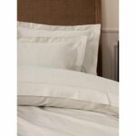 Comprar Juego de cama - 1 funda nórdica 220x240 cm + 2 fundas de almohada 60x60 cm - 100% algodón satén - beige