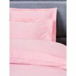 Comprar Juego de cama - 1 funda nórdica 220x240 cm + 2 fundas de almohada 60x60 cm - 100% algodón satén - rosa