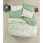 Comprar Juego de cama - 1 funda nórdica 220x240 cm + 2 fundas de almohada 60x60 cm - 100% algodón - verde