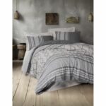 Comprar Juego de cama - 1 funda nórdica 220x240 cm + 2 fundas de almohada 60x60 cm - 100% algodón - visón