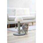 Comprar Kerbl - rascador para gatos - tronco 42 cm - funghi - gris/blanco - sisal - base: ø 30 cm