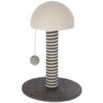 Comprar Kerbl - rascador para gatos - tronco 42 cm - funghi - gris/blanco - sisal - base: ø 30 cm