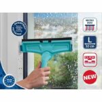 escobilla de goma para ventanas de 32 cm con función patentada de limpieza de marcos