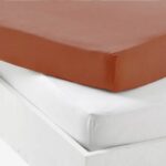 Comprar Lote de 1 protector de colchón + 1 sábana bajera - p'tit dodo - 70 x 140 cm - blanco / terracota