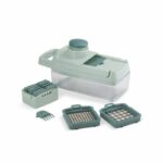 Comprar Mandolina multifunción - livoo - men435 - 8 cuchillas de acero inoxidable - bandeja recolectora de 1