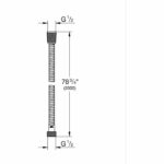 Comprar Manguera de ducha - grohe - vitalioflex metal - 2 m - cromo - resistente a las torceduras