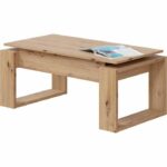 Comprar Mesa de centro elevable - baltik - rectangular - roble - con patas - 105 x 55 x 45 cm