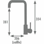 Comprar Mezclador de fregadero de cocina - acabado latón cepillado - caño giratorio - cartucho cerámico Ø 35 mm - edouard rousseau - soto