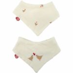 Comprar Pack de 2 baberos bandana - domiva - maternity love - algodón suave y absorbente - broches ajustables