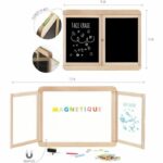 Comprar Pizarra tríptico magnética para pared - jeujura - pizarra central magnética