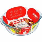 Comprar Plato para freidora de aire - pyrex - 1450144 - redondo - vidrio borosilicato - 26 cm
