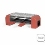 Comprar Raclette conectable para 2 personas - livoo - doc310r - 450w - 2 personas - termostato automático - 2 espátulas de madera y 2 ollas para fondue