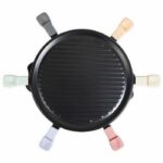 Comprar Raclette para 6 personas - livoo - doc207p - 800w - 6 personas - puerta grill extraíble - 6 espátulas y 6 ollas para fondue