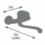 Comprar Rousseau grifo de cocina mezclador mambo - sin ducha de mano - gris cromo