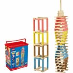 Comprar Técap multicolor - juego de equilibrio y construcción - jeujura - 200 piezas