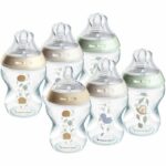 Comprar Tommee tippee - pack de 6 biberones closer to nature - tetina con válvula anticólicos - 260ml - multicolor