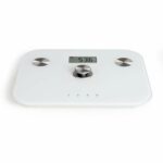 Comprar Báscula de impedancia de dinamo - livoo - dom465w - sin batería - 6 indicadores - máx. 150 kg - 4 perfiles - lcd - blanco