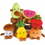 Comprar Caja jemini fruity de 6 frutas y verduras de peluche suave +/- 17 cm