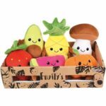 Comprar Caja jemini fruity de 6 frutas y verduras de peluche suave +/- 17 cm