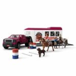Comprar Figura de camioneta y remolque ecuestre grande schleich 42705 horse club series