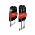 Comprar Juego de 10 llaves combinadas métricas - ks tools - 922.0050 - con soporte - 8 a 19 mm - Ángulo de horquilla y ojo inclinado a 15°