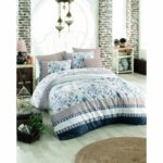 Comprar Juego de cama - 1 funda nórdica 220x240 cm + 2 fundas de almohada 60x60 cm - 100% algodón reforzado - azul