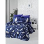 Comprar Juego de cama - 1 funda nórdica 220x240 cm + 2 fundas de almohada 60x60 cm - 100% algodón reforzado - azul