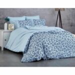 Comprar Juego de cama - 1 funda nórdica 220x240 cm + 2 fundas de almohada 60x60 cm - 100% algodón reforzado - azul