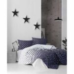 Comprar Juego de cama - 1 funda nórdica 220x240 cm + 2 fundas de almohada 60x60 cm - 100% algodón reforzado - azul