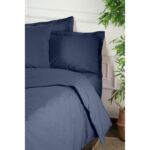 Comprar Juego de cama - 1 funda nórdica 220x240 cm + 2 fundas de almohada 60x60 cm - 100% algodón reforzado - azul