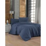 Comprar Juego de cama - 1 funda nórdica 220x240 cm + 2 fundas de almohada 60x60 cm - 100% algodón reforzado - azul