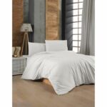 Comprar Juego de cama - 1 funda nórdica 220x240 cm + 2 fundas de almohada 60x60 cm - 100% algodón reforzado - blanco
