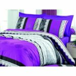 Comprar Juego de cama - 1 funda nórdica 220x240 cm + 2 fundas de almohada 60x60 cm - 100% algodón reforzado - lila