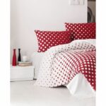 Comprar Juego de cama - 1 funda nórdica 220x240 cm + 2 fundas de almohada 60x60 cm - 100% algodón reforzado - rojo
