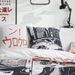 Comprar Juego de cama - hoy - java - 2 personas - 240x220 cm - algodón - estampado manga - blanco