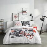 Comprar Juego de cama - hoy - java - 2 personas - 240x220 cm - algodón - estampado manga - blanco