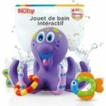 Comprar Juguete de baño - nuby - pulpo interactivo flotante - anillos de baño - morado