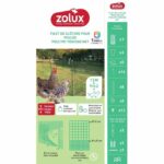 Comprar Kit de red para cercas de pollos zolux - 12 m x 125 cm - postes en forma de h - puerta de acceso - estacas para carpa incluidas