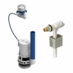 Comprar Kit mecanismo y válvula flotador para cisterna wc - rousseau - terminal de latón - altura regulable de 190 a 490 mm