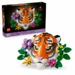 Comprar Lego art 31217 colección de vida silvestre – tigre – set para adultos – decoración de pared con flores