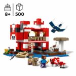 Comprar Lego minecraft 21270 la casa de los mooshrooms: juego de construcción para niñas a partir de 8 años