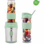 Comprar Mini batidora - smoo18 - 300 w - 570 ml - verde pastel - 2 botellas incluidas