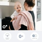 Comprar Pack de 3 arrullos - doomoo - gasa de algodón orgánico - certificado oeko-tex - rosa