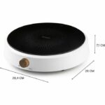 Comprar Placa de inducción - domo - do30112ip - 2000 w - 1 quemador - diseño redondo blanco