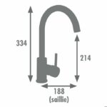 Comprar Rousseau grifo de cocina mezclador køben - sin ducha de mano - latón cepillado