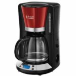 Comprar Russell hobbs 24031-56 - cafetera programable colors plus - tecnología whirltech - 15 tazas - 1100 w - rojo