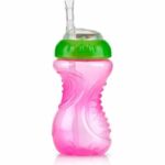 Comprar Vasos nuby a prueba de fugas con pajitas flexibles (paquete de 3) - niñas