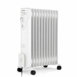 Comprar Baño de aceite de radiador eléctrico 2500w oceanic - 3 potencias - 11 elementos - blanco - móvil
